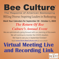 Virtual Meeting Live and Recording Link: BEEing Diverse: Inspiring Leaders in Beekeeping  -  October 2022
