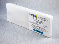 Repleo Recycled 220 ml Cartridge for the Epson Pro 4800 filled with Cave Paint Elite Enhanced pigment ink - Cyan