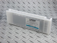 Epson SureColor T3000, T3270, T5000, T5270, T5270D, T7000, T7270, T7270D 700 ml Cartridge filled with Absolute Black T Series Screen Separation Ink - Cyan slot