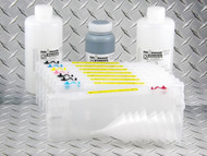 Refillable Cartridge Kit for the Epson Pro 4000 with 1 x 500 ml Bottle of i2i Absolute Black ink for making Screen Separations and 2 x 1 liter Bottles of i2i Absolute Clear ink