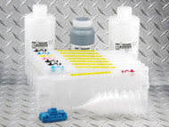 Refillable Cartridge Kit for the Epson Pro 4800 with 1 x 500 ml Bottle of i2i Absolute Black ink for making Screen Separations and 2 x 1 liter Bottles of i2i Absolute Clear ink (black cartridge has Matte black chip installed)