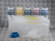 Refillable Cartridge Kit for the Epson Pro 7700/9700 with 1 x 500 ml bottle of Absolute Black ink for making Screen Separations and 4 x 500 ml Bottles of i2i Cave Paint Elite Enhanced color pigment ink