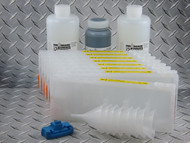 Refillable Cartridge Kit for the Epson Pro 7880/9880 with 1 x 500 ml Bottle of i2i Absolute Black ink for making Screen Separations and 2 x 1 liter Bottles of i2i Absolute Clear ink (black cartridge has photo black chip installed)