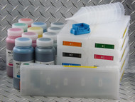Refillable Cartridge Kit for the Epson Pro 7900/9900 with 1 x 500 ml Bottle of i2i Absolute Black ink for making Screen Separations and 10 x 500 ml Bottles of i2i Cave Paint Elite Enhanced color pigment inks
