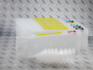 Refillable Cartridge set for the Epson Pro 4000 - 8 x refillable cartridges - empty, no inks included