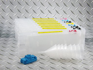 Refillable Cartridge set for the Epson Pro 4880 - 8 x refillable cartridges - empty, no inks included. Black cartridge has Photo Black chip installed