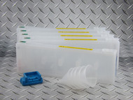 Refillable Cartridge set for the Epson Pro 7700/9700 - 5 x refillable cartridges - empty, no inks included