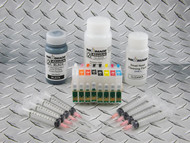 Refillable Cartridge Kit for Epson Photo R2000 with 1 x 4 oz bottle of i2i Absolute Black dye ink for making Screen Separations, 1 x 8 oz bottle of i2i Absolute Clear ink, and 1 x 4 oz bottle of Dead Head cleaning fluid.