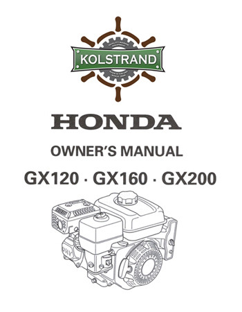 Honda Owners Manual >> Honda Gx120 160 200 Owners Manual Download Kolstrand Honda Owners Manual >> Honda Gx120 160 200 Owners Manual Download Kolstrand