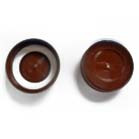 34mm flagon Cap Brown Wadded pack of 10