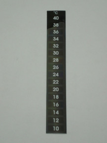 Thermometer. Digital Stick on Strip