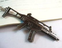 G36C Keyring in solid metal