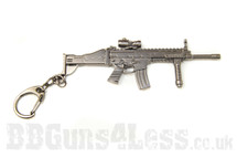 Scar rifle Keyring in solid metal