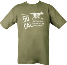 Kombat .50 CAL T-Shirt - When you need to reach out