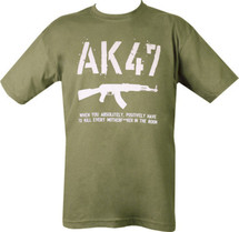 Kombat AK47 T-Shirt - When you have to kill every mother fk in the room