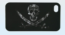  VINTAGE IPHONE CASE IN SKULL AND CROSSBONES DESIGN