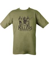 Kombat The Killers T Shirt in Green