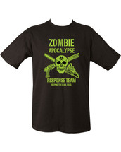 Kombat Zombie Apocalypse Response Team T Shirt in black