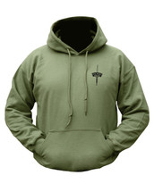 Kombat Royal Marines Commando Double Print Hoodie in Green