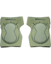 Kombat Knee Pads Neoprene in Olive Green
