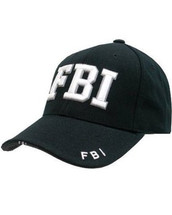 Kombat Baseball Cap FBI in Black