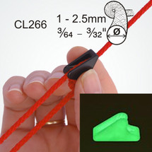 Mini Lock it LINE-LOK Tent Cleats - Glow in the Dark 12 pack