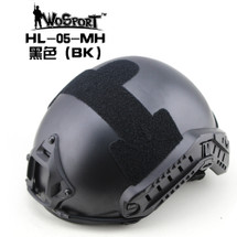 Wo Sport FAST Helmet-MH Type (Without Hole) Black