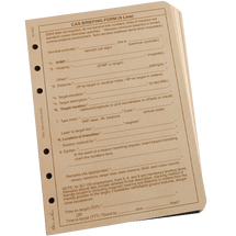 RITR CAS 9 Line Loose Leaf TAMS Paper