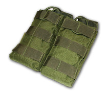 MOLLE Double Open Ammo Pouch Olive Green