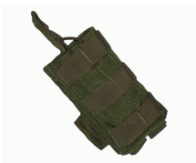 MOLLE Single Open Ammo Pouch Olive Green