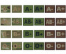 Blood Group Patches - Multicam, Olive Green, Desert Tan