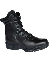 Kombat Swat Patrol Boots Half Leather Half Cordura in Black