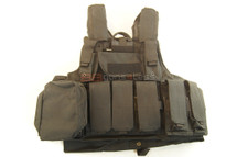 SIVIMEN PLATE CARRIER TACTICAL VEST IN BLACK