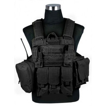 SWISS ARMS CIRAS TACTICAL VEST IN BLACK