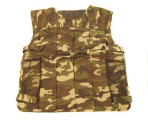 KIDS WELL FIRE TACTICAL VEST WITH PADDING IN DPM CAMO