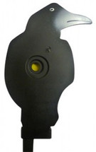 knockdown crow metal target with ground spike