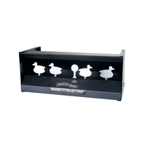 Metal Knock down target system with duck reset