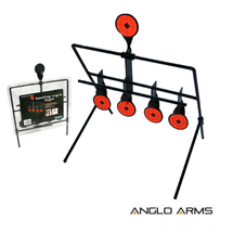 swinging Knock Down Target for air rifles 4+1