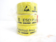 Lot of 3 ESD Protected Area Industrial Marking Tape 30-1