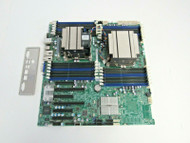 Supermicro X9DRE-TF+ w/ Heatsinks I/O Shield 2 Socket LGA2011 24x RAM Slots 42-2