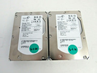 Dell Lot of 2 UM837 Seagate 9Z3066-051 73.4GB 15000RPM SAS-1 16MB 3.5" 50-3