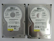 Western Digital LOT OF 2 WD1600JS WD1600JS-00NCB1 160GB 3.5" 7.2K SATA HDD 21-4