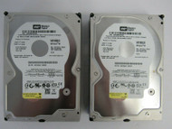 Western Digital LOT OF 2 WD1600JS WD1600JS-55NCB1 160GB 3.5" 7.2K SATA HDD 74-2