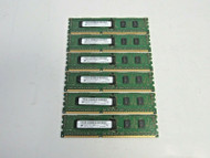 Micron Lot of 6 MT9KSF25672PZ-1G4M1FE 2GB 1Rx8 PC3L-10600R ECC Registered B-3