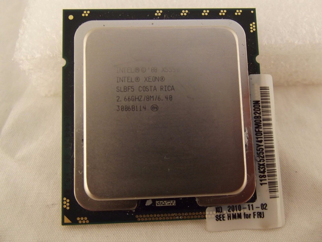 Intel Xeon X5550 SLBF5 8M Cache 2.66 GHz 6.40 GT/s CPU B-10 - All Things  Surplus
