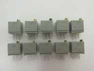 LOT OF 10 BI Technologies 68WR1K Multi-Turn Potentiometer 29-3