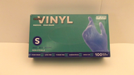 SAFEKO Vinyl Exam Grade Gloves Blue Latex Free 1 Box of 100 Gloves SMALL