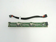 Dell KHP6H SAS/SATA 2.5" HDD Backplane for PowerEdge R610 1x6 w/ XT567 Cable 9-2
