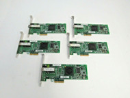 QLogic Lot of 5 QLE2460 SANblade 1 Port LC 4Gbps FC PCIe 1.0 x4 Net Adapter 47-3