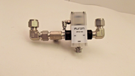 Furon HPV3-144 HPVM Pneumatic 2-Way PTFE Diaphragm Valve w/Couplings NEW D-9